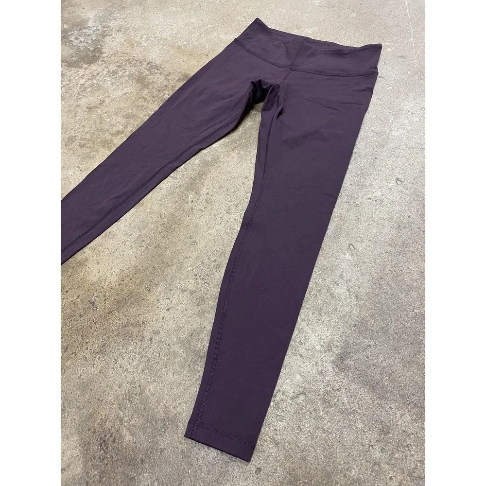 Lululemon Leggings‎ Womens 4 Purple High Rise Yoga Athletic Stretch Pants Ankle